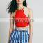 2016 new hot style candy color back belt sport tank top bra