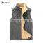 garment manufacture plain micro fleece custom size men vest