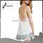 Large armhole tank T strap tank with drop hole
