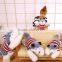 wholesale Christmas gift plush lying dog grey and white plush Siberian Husky for children gifts