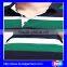 Custom 100% Cotton Dark Green Stripe Polo Neck Short Sleeve With 1/4 Collar Open