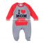 Fashion new baby clothes 0-3 months 100% cotton love dad mom newborn baby romper suit newborn baby