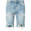 Top design men's denim short pants custom jean pants fashion shorts