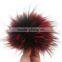 Myfur Customized Real Raccoon Fur Pompom Detachable Hat Pom Poms