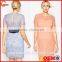 Contrast Waistband Bodycon Fit Lightweight Lace Preganat Women Dresses
