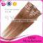 Factory Wholesale Price Cheap 100% Human Hair Clip In Hair Extension, Clip In Hair Extensions For African American