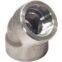 stainless steel 45 socket elbow