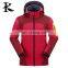 Softshell waterproof Breathable Black Jacket Print Logo