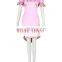 Rose-team Fantasia Anime Cosplay Lolita Made Street Fighter Chun-Li Pink