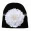 2017 new fashion Baby chrysanthemum baby knitting hat warm ear baby cap