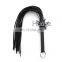 Black PU Flower Flogger, Sexy Whip Adult Novelty Product Sex Toy