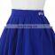 Belle Poque Women Midi Skirt 2016 Blue Vintage Skirts Pinup Skirt BP000154-3