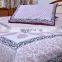 Indian Bedspread Bohemian Block Printed Handmade Cotton Bed Sheet Ethnic Boho Designer Cotton Bedding With Pillow Cover