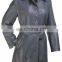 Long ladies leather coat/jacket, imported sheep skin, full sleeves