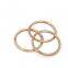 Good flatness phos-copper brazing alloy solder ring