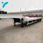 Made in china gooseneck low platform semi low flatbed trailer lowbed truck trailer for sale