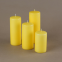 Home Decoration Cotton Wick Paraffin Wax Unscented White Pillar Candle Factory