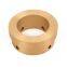 High precision flange copper bush customized by Chinese copper foundry