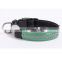 Custom logo anti-lost flashing led safe pet collar anti bark collar with led