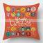 i@home Christmas theme simple style chair sofa linen pillow cushion cover