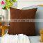  Hot Selling Office Rest Thick Twisted Natural Dyed Cable Knit Pillow for Neck And Back In Various Solid Colors