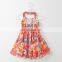 Fashion kids clothes children little girls summer dresses girl dress