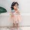[Non-refundable] Infant and children's clothing baby summer sweet baby doll collar and net yarn romper dress newborn jumpsuit