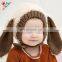 New baby hat  in autumn and winter boys and girls cartoon Plush long ear rabbit ear