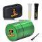 HQP-XJ08 HongQiang Customize Logo Smoking Set with Cleaning Brush 2pcs of Glass Tips and 1pc Metal Herb Grinder