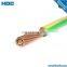 copper core earthing cable PVC insulation 50mm2 yellow green grounding cable