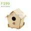 wooden assemble bird house toys