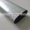 17mm od black iron oval tube furniture steel pipe