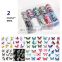 Nail Art Transfer Foils Butterfly Nail Sticker Tip Decal Decoration Design DIY Butterfly Manicure Tools