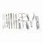 12pcs/Case Stainless Steel Manicure Set Nail Clipper Nipper Cutter Scissors Tweezers Ear Pick Pedicure Manicure Set Nail Art