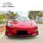Model 3 car front bumper lip and diffuser carbon fiber material fit for Model 3 car front splitter
