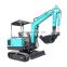 Good quality 0.8 ton 1 ton 2 ton 3 Ton mini Excavator Digging Hydraulic Small Micro Digger Machine Prices for Sale