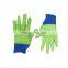HANDLANDY Green Anti-bite Kids Cotton Dot Pattern Work Gloves,Breathable and Flexible Small Protective Gloves Kids