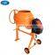 High Operating Efficiency Mini Portable Electrical Drum Mixer, Concrete Mixer, Cement Mixer with wheel from China