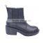 China factory selling woman high quality security guard no lace chunky heel boots