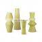Nordic Modern Handmade Craft Small Ceramic Home Decerative Morandi Flower Vase Set