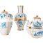 Luxury New Chinese Ceramic Cabinet Table Decoration On-glazed Large Ceramic Storage Jar with Lid