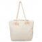 High Quality Rope Tote Bag Recycled Cotton Canvas Ladies Tote Shopping Bag