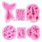 24pcaks birthday decorating tools silicone cake mold
