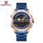 NAVIFORCE NF9170 Charm Luxury Japan Dual Movement Quartz Digital Watches For Men Date Day Original Mens Watch
