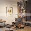 Nordic Arc Shape Floor Lamp Dimmable Bed Side White Modern Minimalist Standing LED Floor Lamp