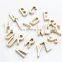 29mm DIY Jewelry  Crafts metal Slide Letters Alphabet Charms For Necklace Bracelet Belt