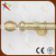 Modern style finial curtain rod set with ellipse shape finial decorative