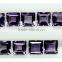 7MM AAA Quality Natural Brazil Amethyst Square 9 pieces Lot Gems With Amazing Luster ( Aini Gems )