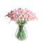 Wholesales Faux Flowers Wedding Bride Bouquet Beauty Silk Touch PU Mini Yellow Artificial Calla Lily For Home Garden Decoration