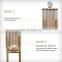 Small Size Amber Luxury Gold Frame Glass Flower Vase